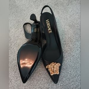 Authentic Versace slingback heels